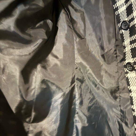 Apt. 9 Monochrome Check Trench Coat - Picture 4 of 12